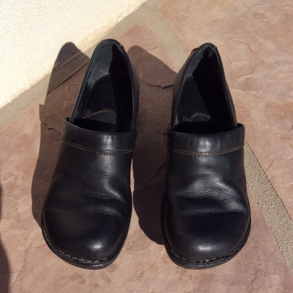 BORN Born W31754 Womens Black Loafer Clog W8